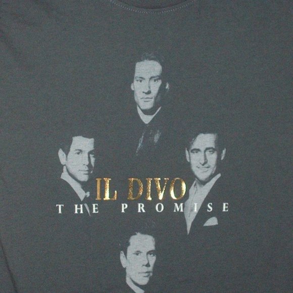 IL DIVO The Promise ladies T-shirt new size medium - Picture 3 of 7
